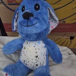 Starry Blue Plush Dog Stuffed Animal